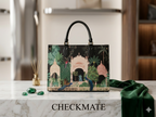 Mughal Garden Print Tote Bag